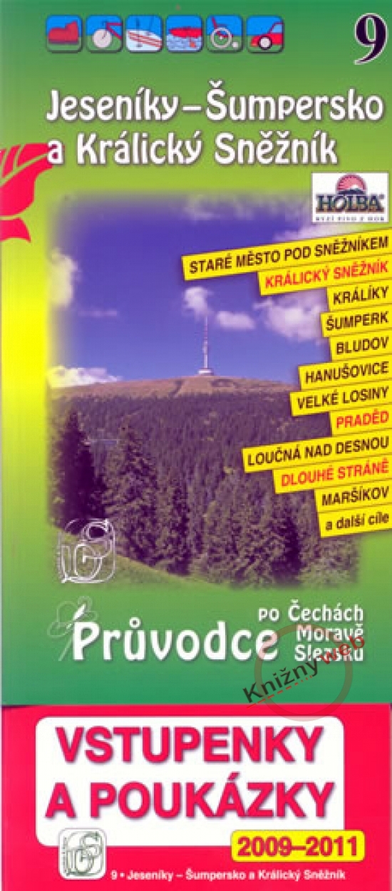 Obrázok Jeseníky - Šumpersko a Králický Sněžník 9. - Průvodce po Č,M,S + volné vstupenky a poukázky