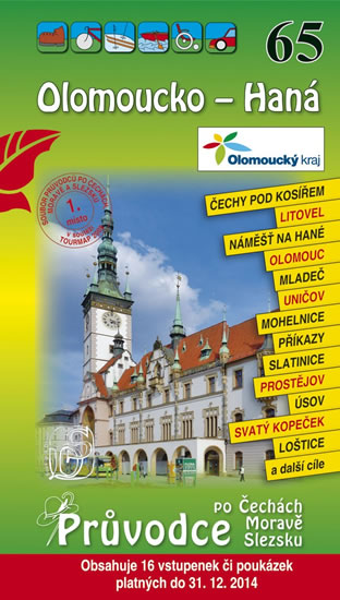 Obrázok Olomoucko - Haná 65. - Průvodce po Č,M,S + volné vstupenky a poukázky
