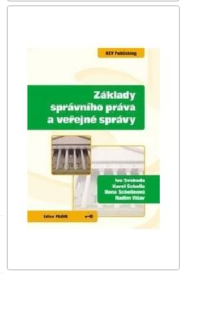 Obrazok Základy správního práva a veřejné správy