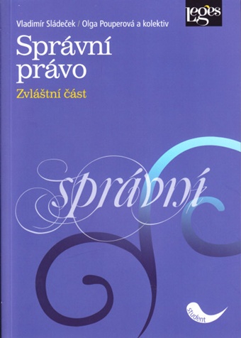 Obrázok Správní právo - zvláštní část