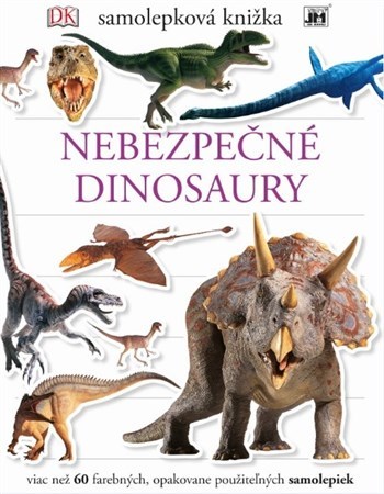 Obrázok Samolepková knižka/ Nebezpečné dinosaury