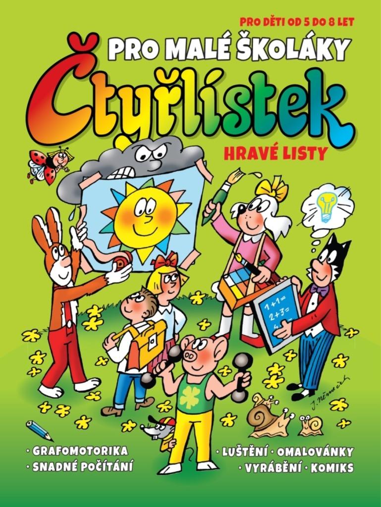 Obrázok Čtyřlístek pro malé školáky - Hravé listy pro děti od 5 do 8 let