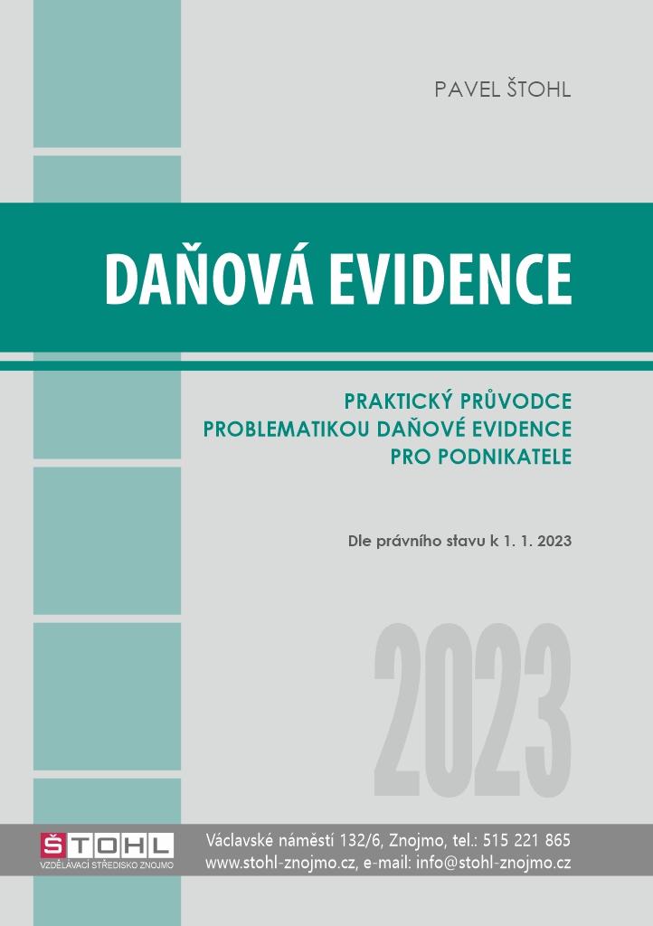 Obrázok Daňová evidence 2023 - praktický průvodce