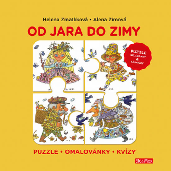 Obrázok OD JARA DO ZIMY - Puzzle, básničky, omalovánky, kvízy