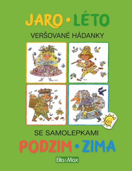 Obrázok JARO, LÉTO, PODZIM, ZIMA - Kniha samolep