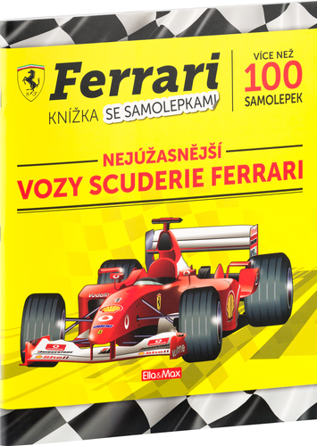 Obrázok FERRARI, vozy Scuderie - Kniha samolepek