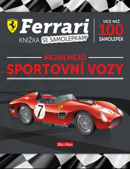 Obrázok FERRARI, sportovní vozy - Kniha samolepe