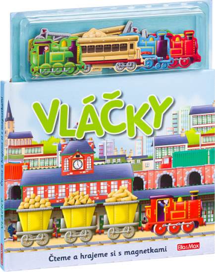 Obrázok Vláčky - Knížka s magnetkami