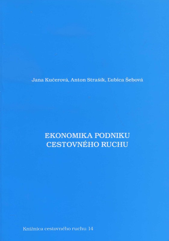 Obrazok Ekonomika podniku cestovného ruchu