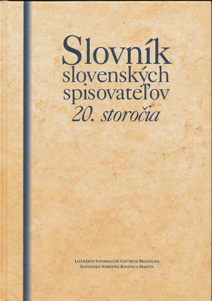 Obrazok Slovník slovenských spisovateľov 20. storočia