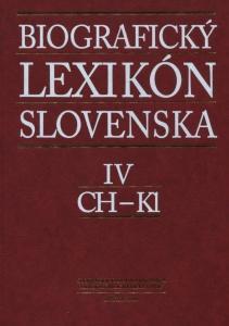 Obrázok Biografický lexikón Slovenska IV