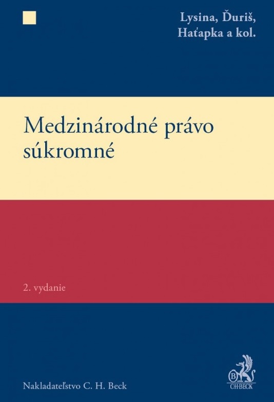 Obrazok Medzinárodné právo súkromné. 2. vydanie
