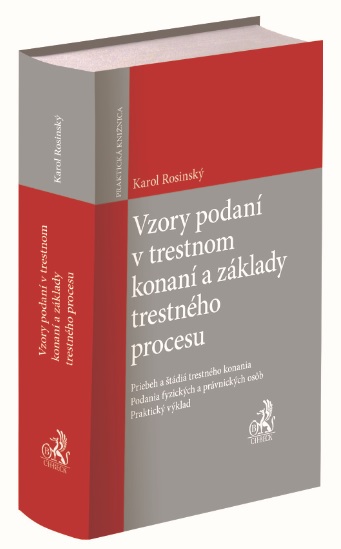 Obrazok Vzory podaní v trestnom konaní a základy trestného procesu