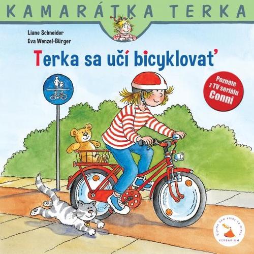 Obrázok Terka sa učí bicyklovať