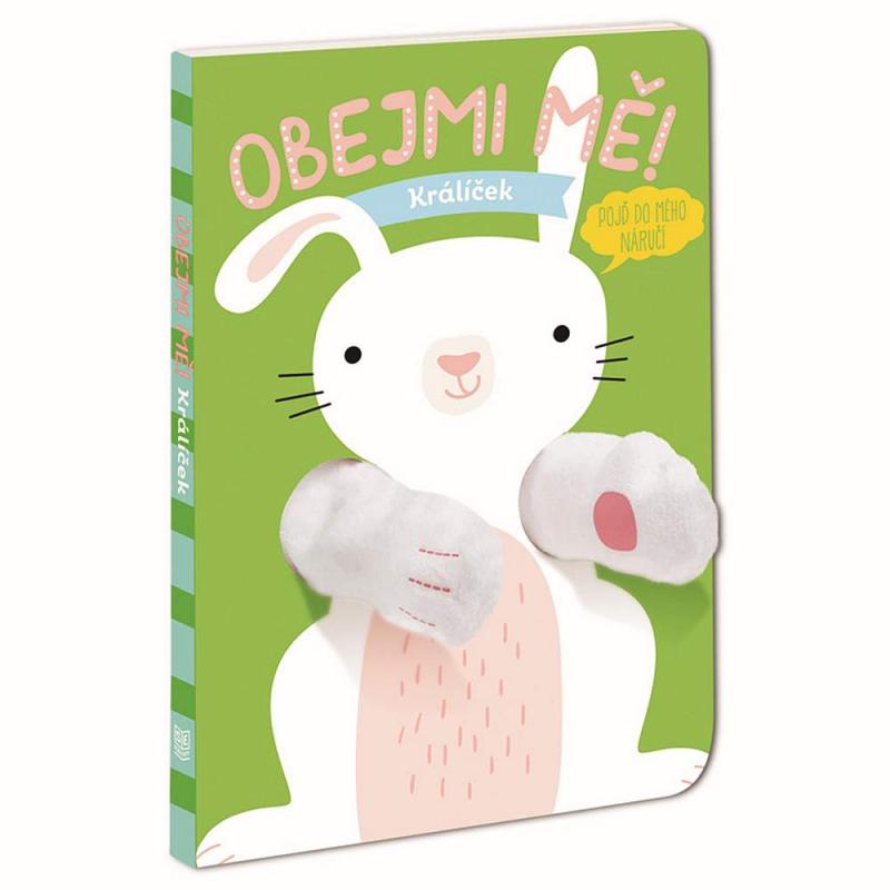 Obrázok Maňásková knížka Obejmi mě! Králíček