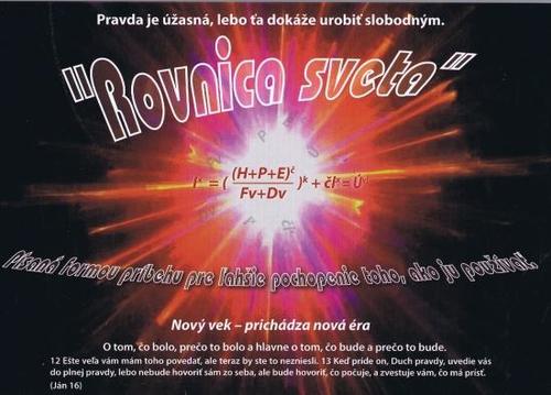 Obrázok Rovnica sveta