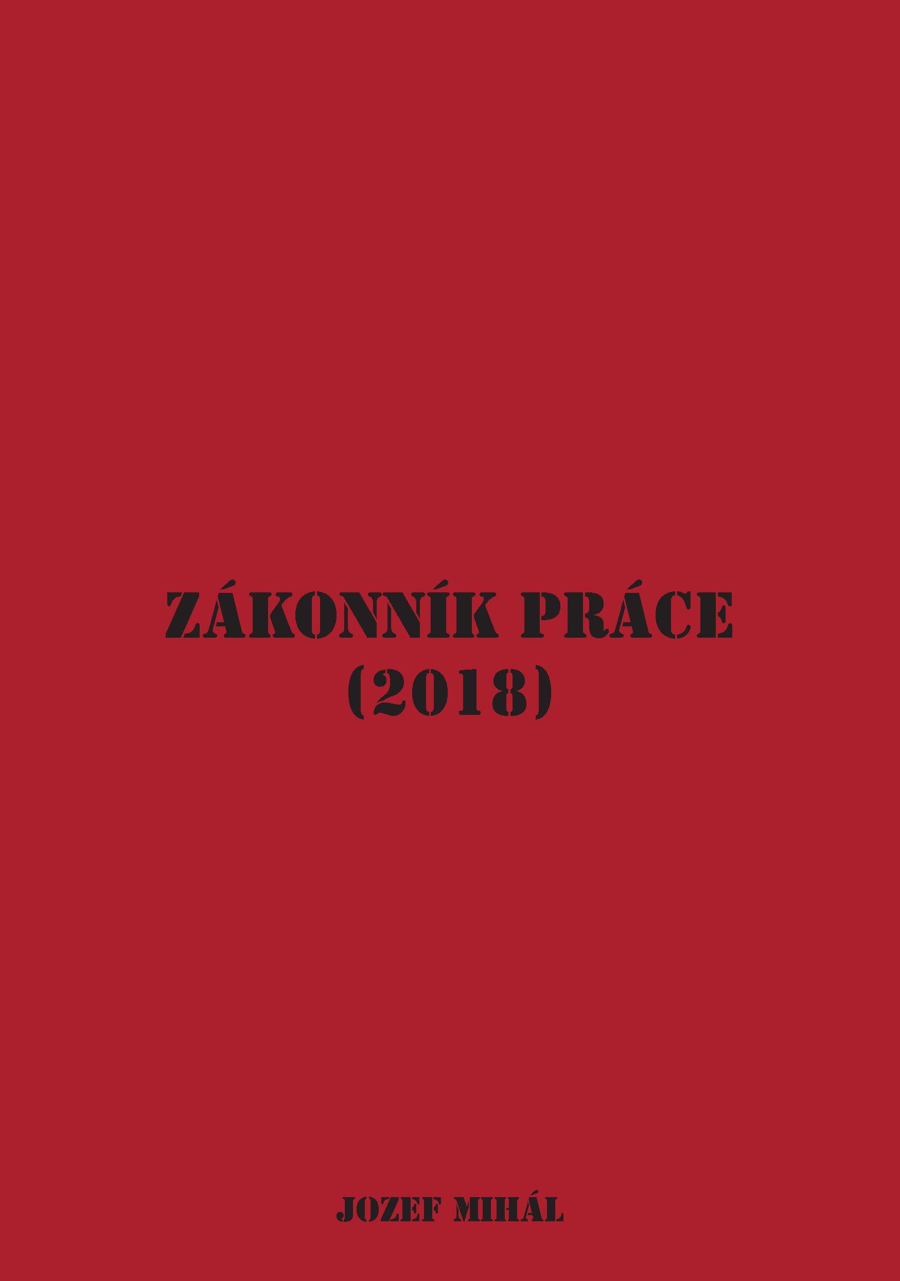 Obrazok Zákonník práce (2018)