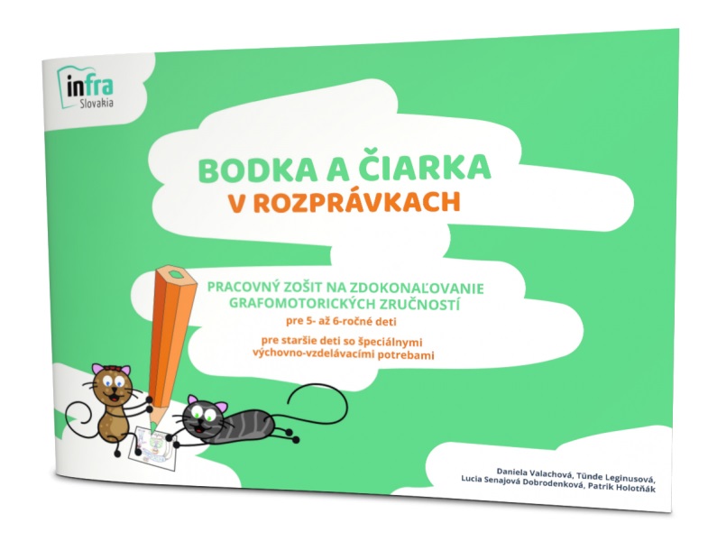 Obrazok Bodka a čiarka v rozprávkach - Pracovný zošit na zdokonaľovanie grafomotorických zručností pre 5- až 6-ročné deti