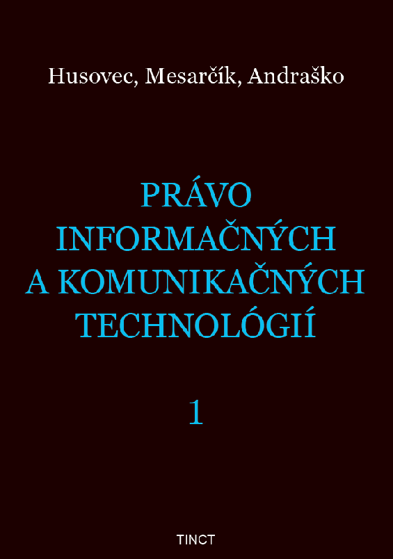 Obrazok Právo informačných a komunikačných technológií 1