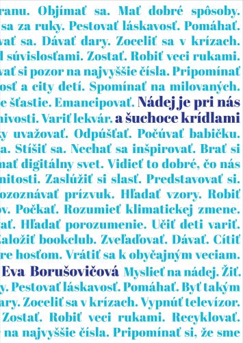 Obrazok Nádej je pri nás a šuchoce krídlami