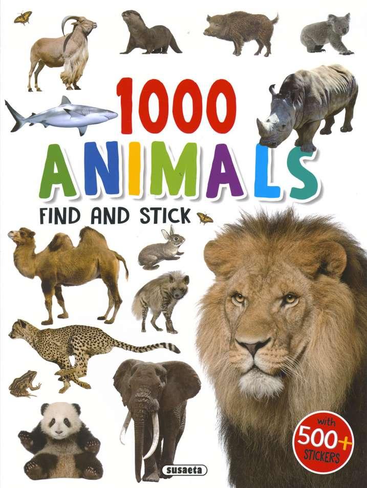 Obrázok 1000 ANIMALS FIND AND STICK AJ