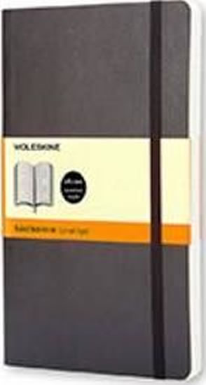 Obrázok Moleskine: Zápisník měkký linkovaný černý L