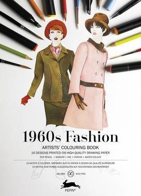 Obrázok 1960s Fashion Coloring book