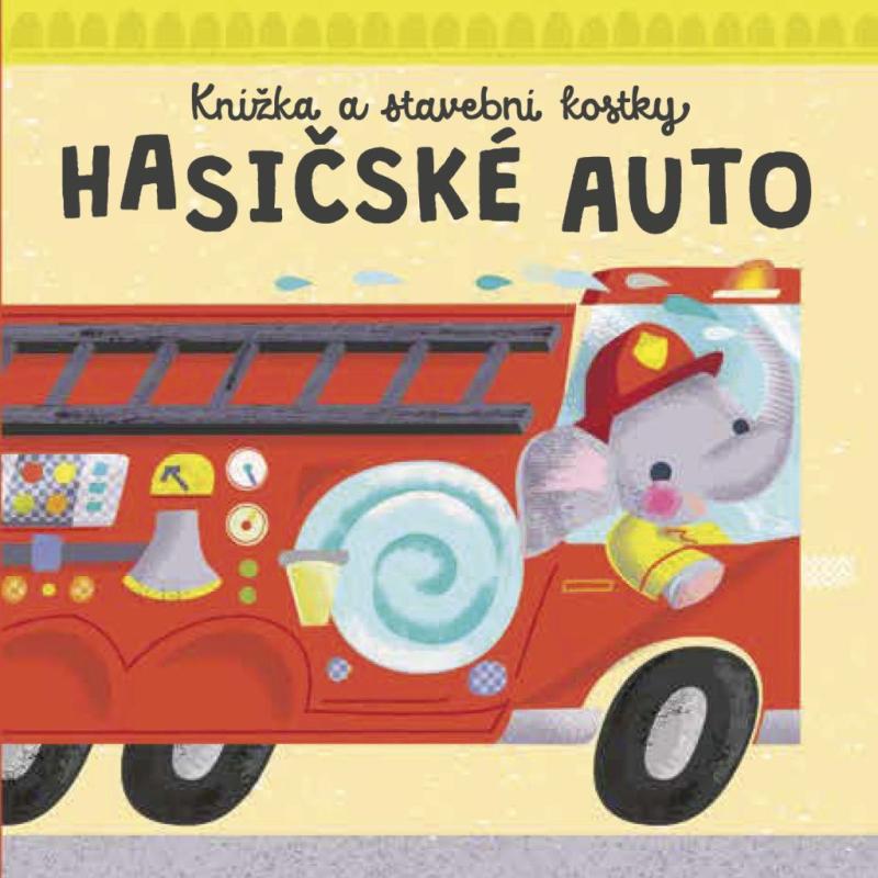 Obrázok Hasičské auto - Knížka a stavební kostky
