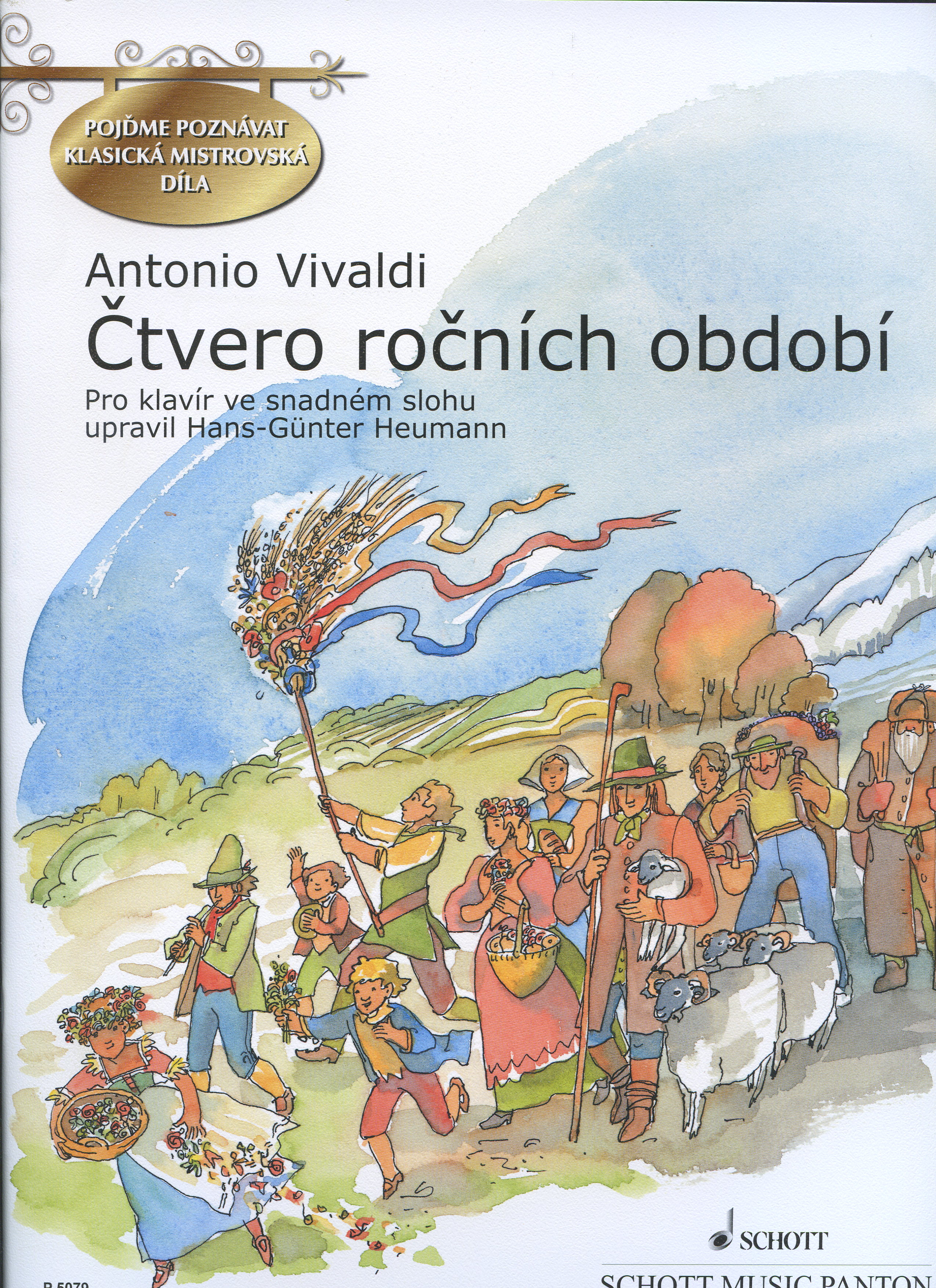 Obrazok Čtvero ročních období - pro klavír ve snadném slohu upravil Hans-Gunter Heumann