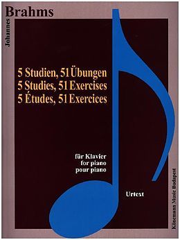 Obrázok Brahms  5 Studien, 51 Ubungen
