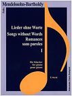 Obrázok Mendelssohn Bartholdy  Lieder ohne Worte I
